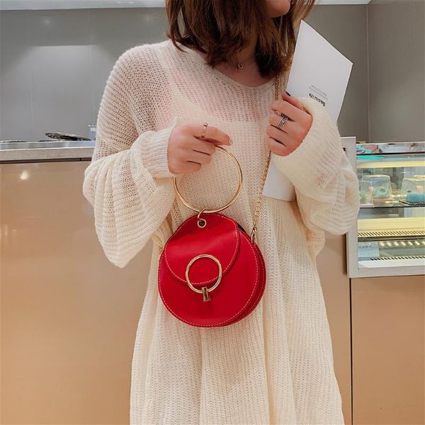 

round fashion women mini messenger shoulder crossbody handbags messenger bags chain purses shoulder handbags