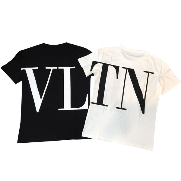 

Women de igner t hirt letter printed hort leeve tee for ummer black white breathable brand t hirt eu ize