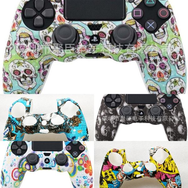 

zprrf silicone for skin game case shell protective playstation controller ps4 play station ds4 ps 4 cover gamepad