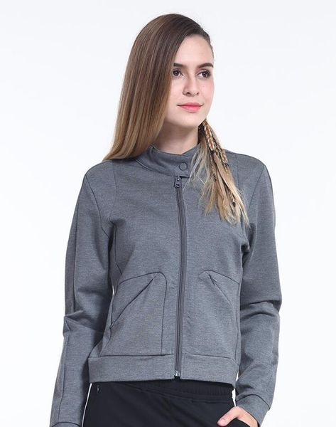 

women's jackets spring autumn women lady fashion basic stand collar gray black jacket long sleeve coat casual slim fit outerwear awdn05, Black;brown