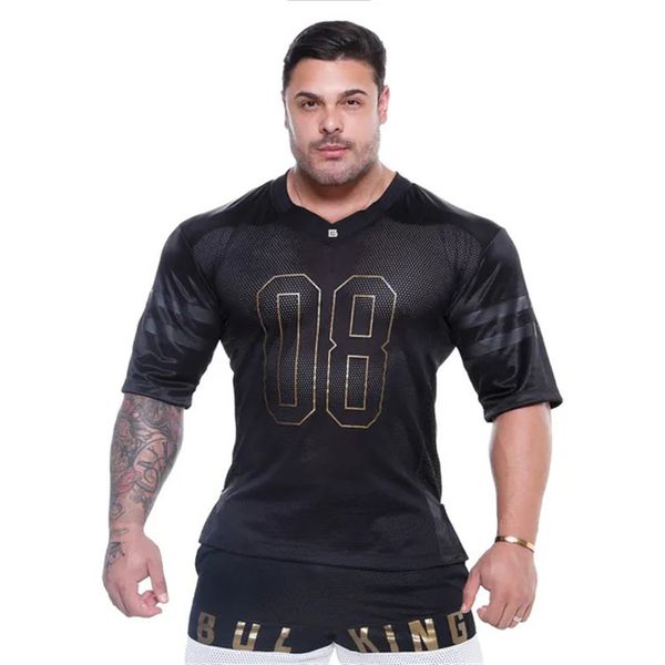 

new style european and american-style outdoor sports training suit v-neck breathable fitness short sleeved t-shirt, Black;blue