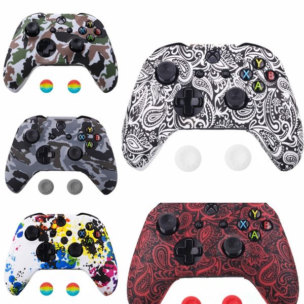 

j2i9t weeds case touch faceplate cover, передняя оболочка корпуса мягкая замена xbox для kit one s для контроллера xbox one x-sxoft23x