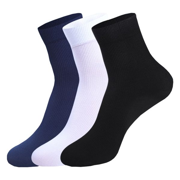 

bamboo fiber men stockings summer ultra-thin stretch silk short stockings men fashion casual work socks, Black