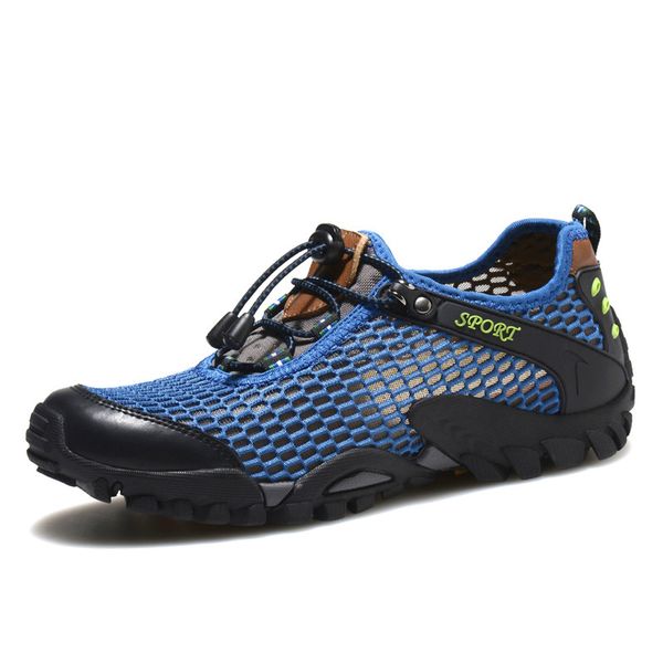 

men summer outdoor shoes lace up mesh spring male mountain climbing shoes