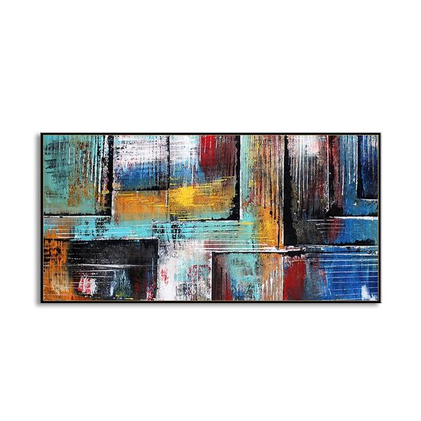 

handmade oil painting on canvas modern 100% art abstract oil painting original directly from artist xd1-331d