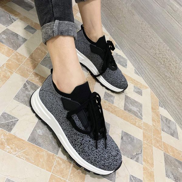 

new italian ladies casual and comfortable fashion women's shoes imported flying spinning woven plus special material surface qi0, Black