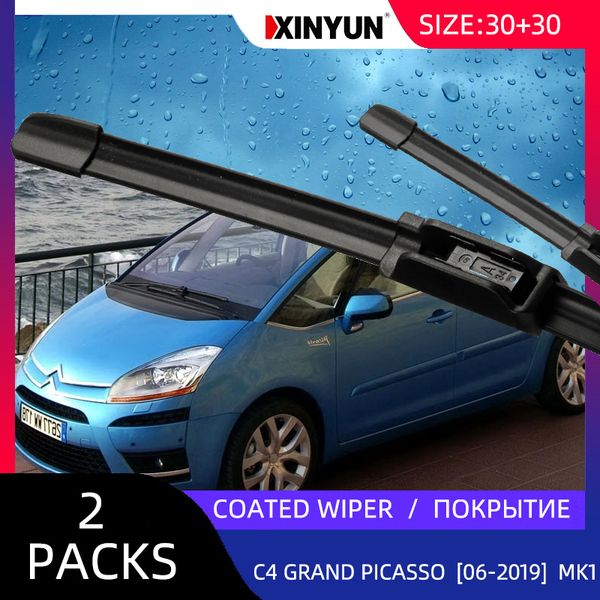 

coated wiper front wiper blades for - c4 grand picasso i (ua_) [2006-2019] / c4 picasso 1 windshield windscreen 23"30
