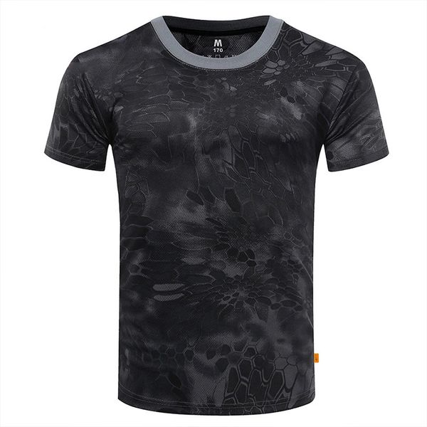 

men outdoor famous tactical camouflage t-shirt breathable us army combat t shirt quick dry camo hunting camping hiking tees