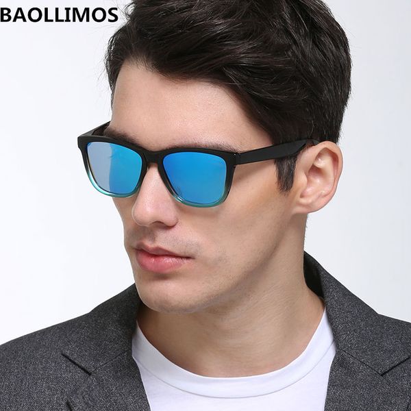 

baollimos fashion polarized men women sunglasses famous lady brand designer gradient colors coating resin sun glasses uv400, White;black