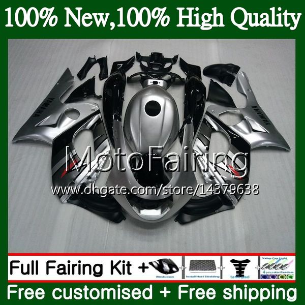 

body for yamaha silver black yzf600r thundercat 96 97 98 99 00 01 86mf3 yzf-600r yzf 600r 1996 1997 1998 1999 2000 2001 fairing bodywork