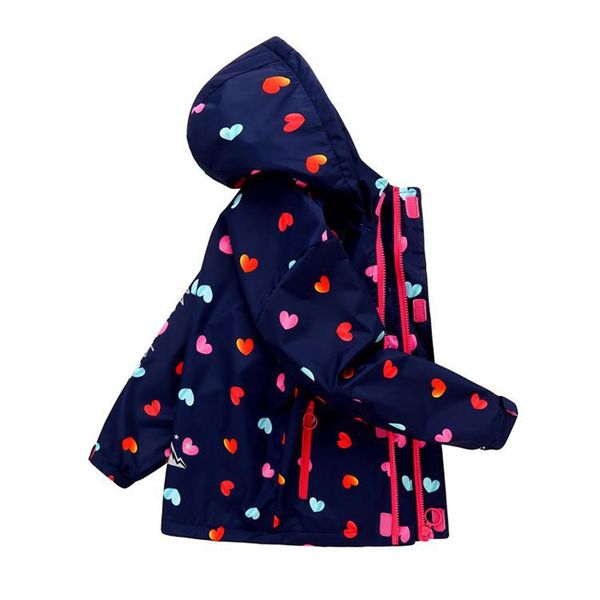 

new spring autumn winter child kid clothes baby boy girl windproof waterproof jackets girls boys double-deck polar fleece jacket, Blue;gray