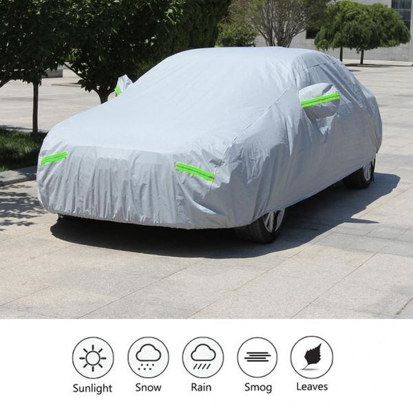 

oversea full car cover outdoor waterproof sun uv dust rain snow resistant protection 3xxl full car cover