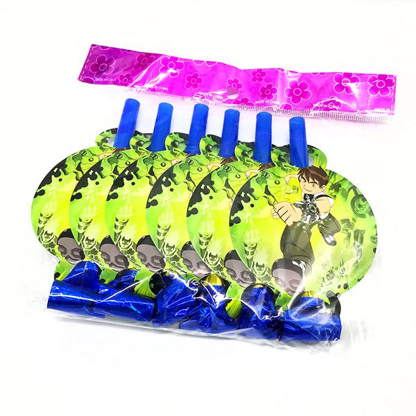 Pack Party Noise Makers Ben 10 Theme Blowouts Ben 10 Theme
