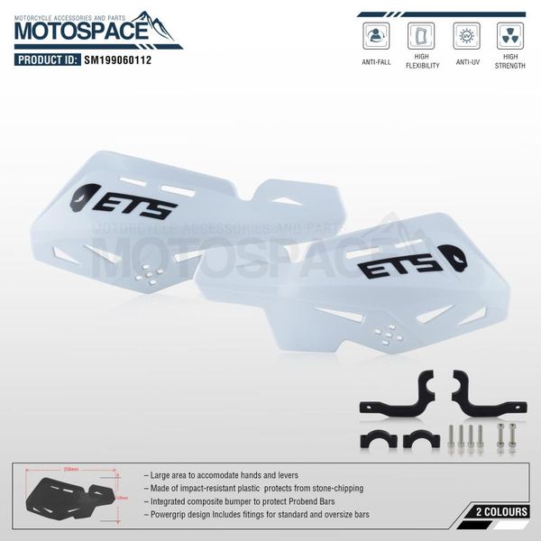

spacemotors ufo handguards for motorcycle fit for 7/8" 22mm handlebar 1-1/8 28mm fat bar cr xr yz wr exr crf wrf exc drz