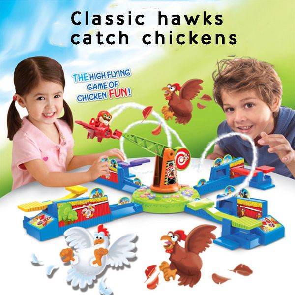 

children's puzzle science and education toys ejection rotary aircraft electric aircraft game parent-child interactive table game