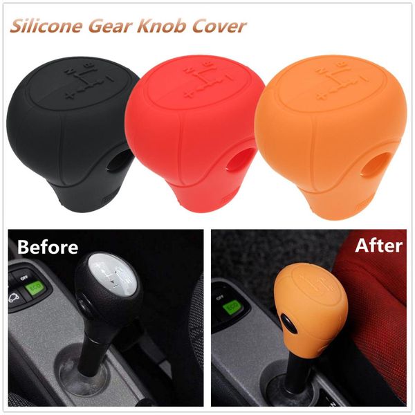 

car silicone skin gear knob cover shift knob head case for smart fortwo 2009-2014