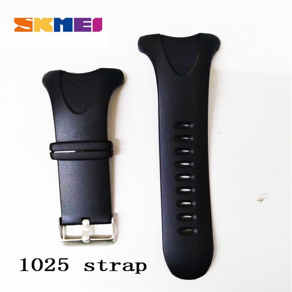 

1025 1068 0931 1016 1019 1251 model strap of skmei watch strap plastic rubber straps for skmei watch bands watchbands 2019, Black;brown