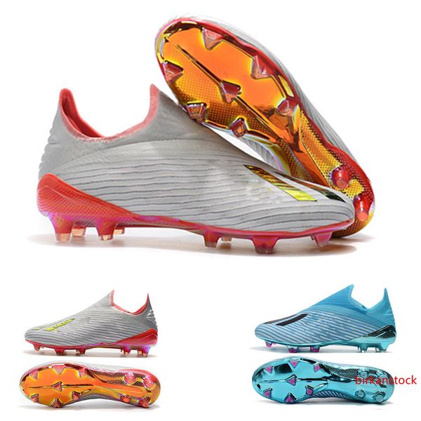 

new mens women firm ground cleats x 19 speedmesh x18.1 speed mesh fg waterproof outdoor soccer shoes us3-11