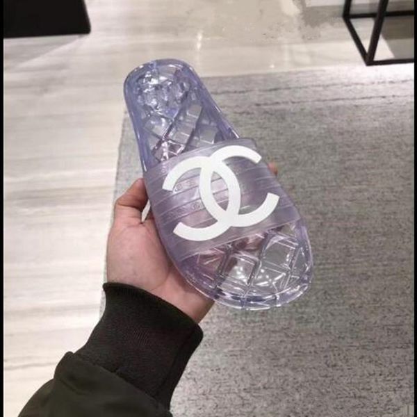 

De igner tran parent lipper 19 pring and ummer pvc andal lipper tran parent new cry tal female hoe and beach cool lipper