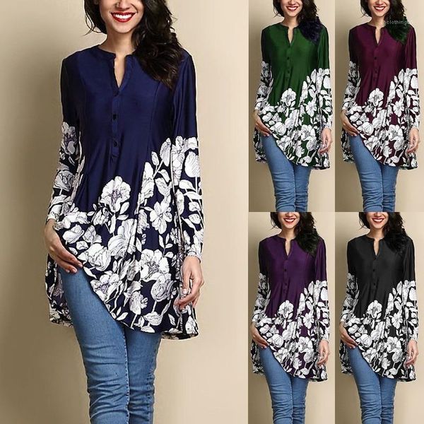 

designer printed dress shirt womens fashion plus size luxury womens shirts, White