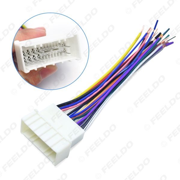 

car oem audio stereo wiring harness adapter for hyundai/kia(05~08)install aftermarket cd/dvd stereo #:1559