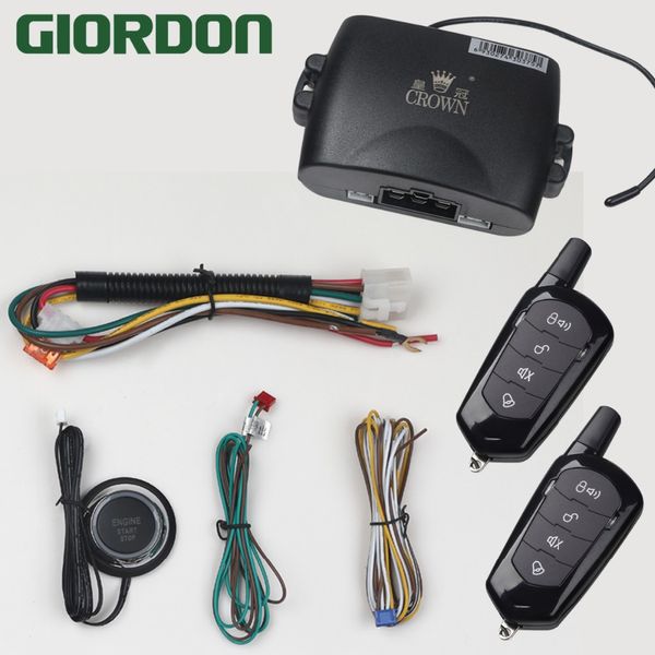 

smart phone automatic induction control car, mobile phone remote start one key start function one key anti-theft system