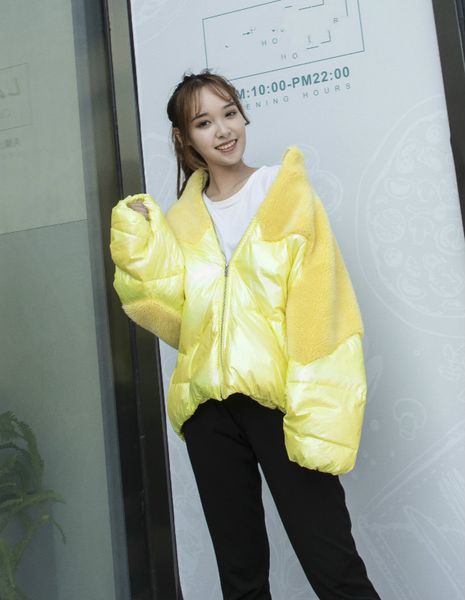 

brand new and nicely made very beautiful spliced wool down jacket for female 7 color 3 sizes, Black