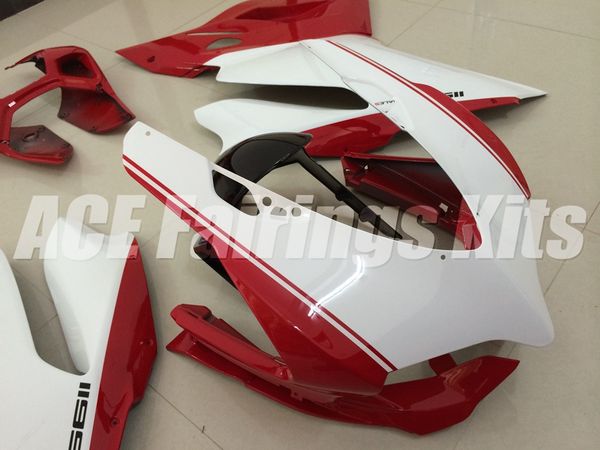 

new abs motorcycle fairings kit fit for ducati 899 panigale 1199 12 13 14 15 899s 1199s 2012 2013 2014 2015 bodywork set custom white