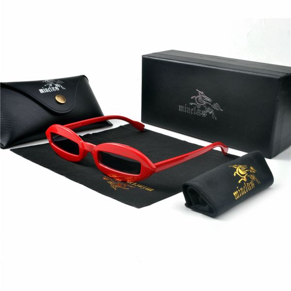 

панк солнцезащитные очки женщины vintage fashion маленькая прямоугольная рамка черный красный cat солнцезащитные очки ретро узкие оттенки с, White;black