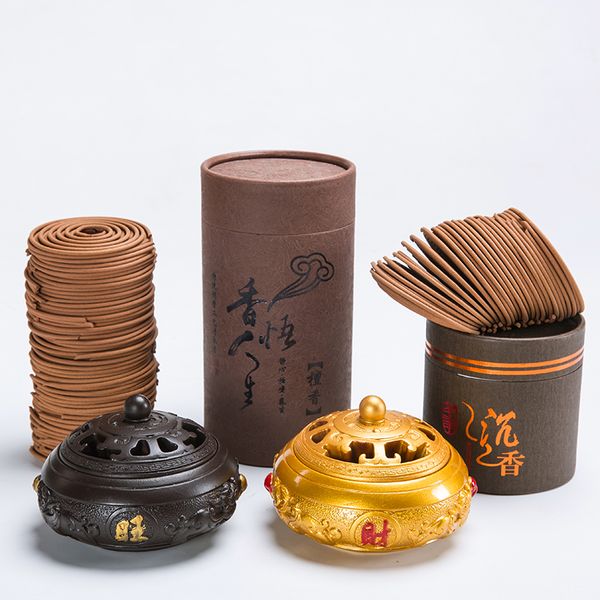 

send censer sandalwood incense coil repellent deodorization wormwood household bedroom aromatherapy incense tower incense toilet
