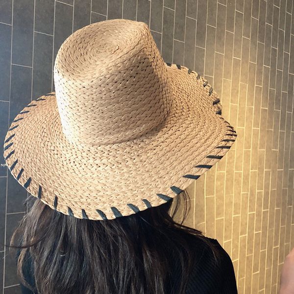 

wide brim lifeguard hat straw beach sun summer surf safari gardening upf hat