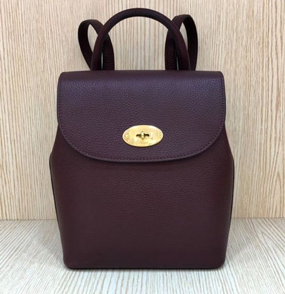 

female leather backpack soft imported cow leather hasp casual bags two sizes welcome to ask and contrast