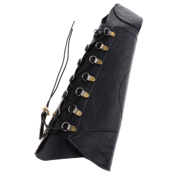 

adjustable archery arm guard, pu leather for recurve compound long bow hunting