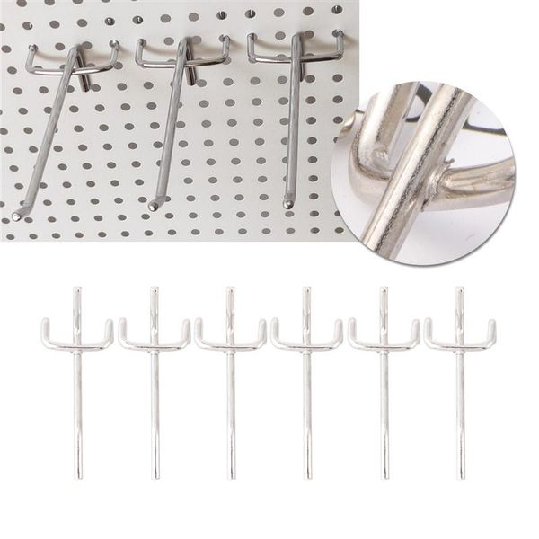 

winomo 40/50pcs practical shelf hooks supermarket shelves three foot hook triangular hole board hooks for bathroom shop