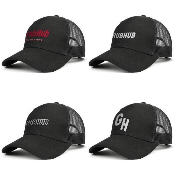 

grubhub happy eating coupon promo adjustable trucker cap ball designer classic vintage baseball hat we deliver with, Blue;gray