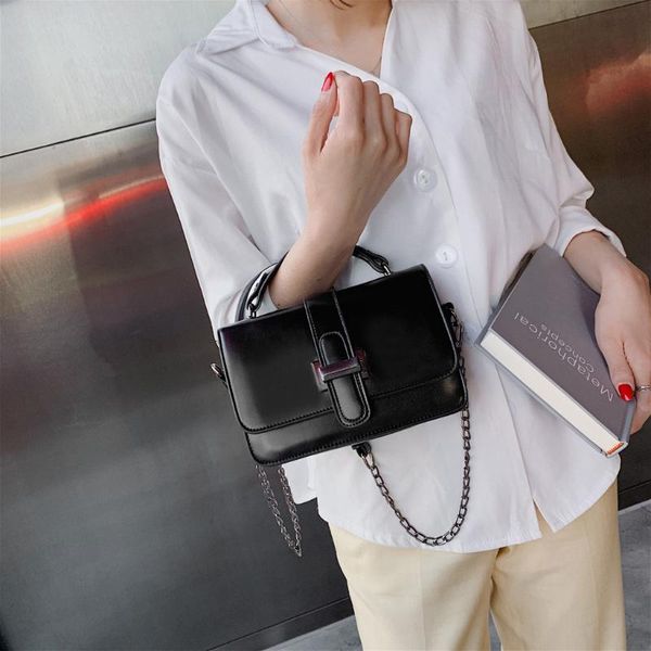 

casual shoulder bag simple design ladies cross body bag vintage purse leather cross body shoulder messenger #js5