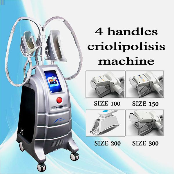 

4 размер cryo рукоятки жир замораживание cryolipolysis машина для похудения fat замораживание cryolipolysis уменьшение тела shaper жира сниж