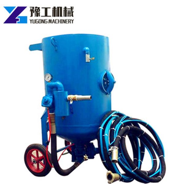 

500l small wet sandblasting machine equipment for derusting spraying treatment of oil pipeline of stone ship repairing machinery