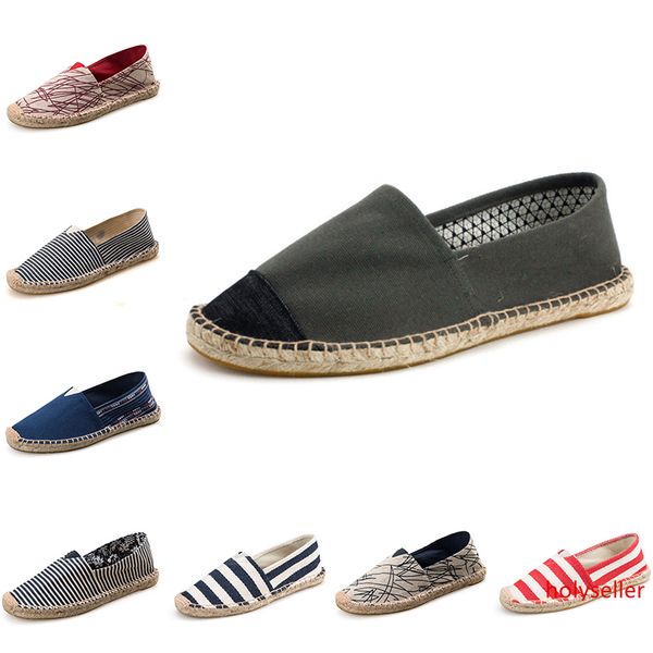 

2020 fashion lady s casual shoes espadrilles triple black white brown wine red green khaki outdoor jogging walking shoes main20