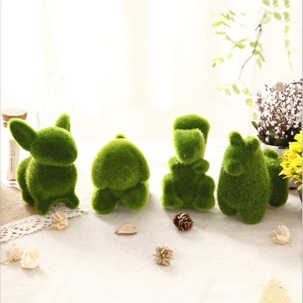 

artificial grass animal shape simulation bonsai grass ornaments emulational home l0305