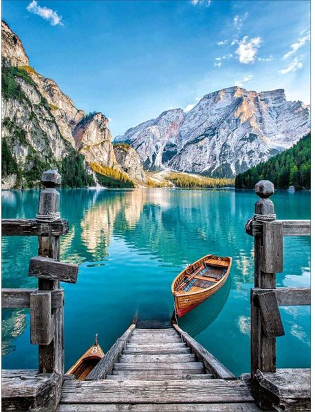 

diy 5d diamond painting by number kits crystal rhinestone embroidery paint with diamonds indoor wall decoration gifts arts (boat-blue