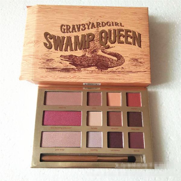 

yardgirl swamp queen 12 colors eye shadow makeup shimmer matte eyeshadow earth color eyeshadow palette brand cosmetic makeup