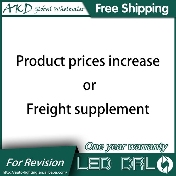 

product prices adjustment or freight supplement