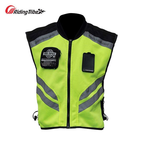 

riding tribe motorbike riding reflective jacket motorcycle safty waistcoat warning clothing high visibility vest team uniform
