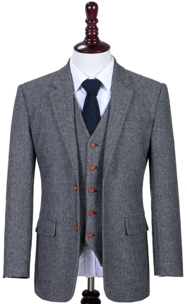 

men's suits & blazers fashion handsome dark gray mens suit groom wedding for men slim fit tuxedos man(jacket+vest+pant), White;black