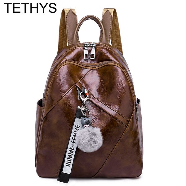 

tethys fashion backpack designers brand classic womens backpack bag women larege capacity travel sac a dos femme