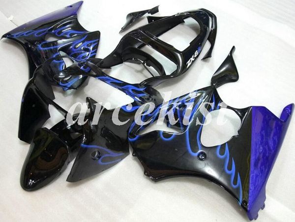 

мотоцикл новый abs инъекция полный комплект обтекатели, пригодный для kawasaki ninja zx-6r 2000 2001 2002 636 zx6r кузовостроение набор поль