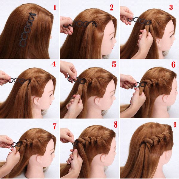 French Hair Braiding Tool Hair Twist Braider With Hook Hair Edge