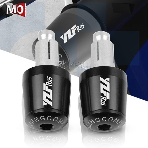 

7/8" 22mm motorcycle handlebar grips end handle bar cap end plug for yamaha yzf r125 yzf-r125 yzfr125 2008-2017 2016 2015 2014