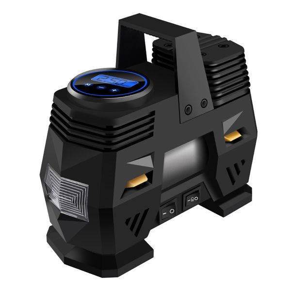 

150psi 12v 10a dc 120w car air pump portable compressor tire inflator bright emergency universal 2020new personality